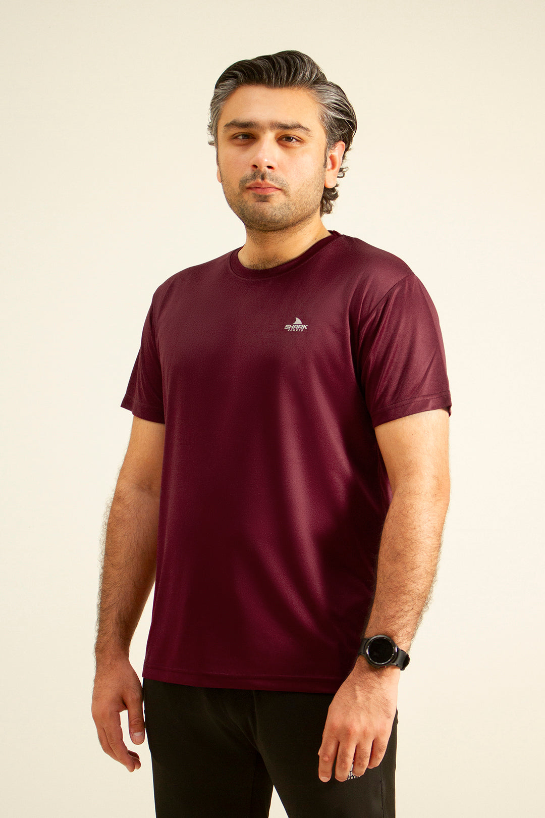 Shark Tee - Maroon