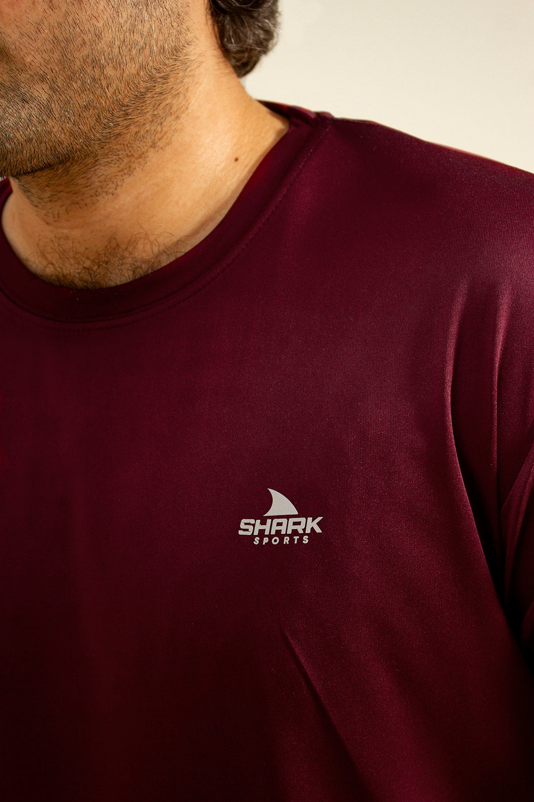 Shark Tee - Maroon