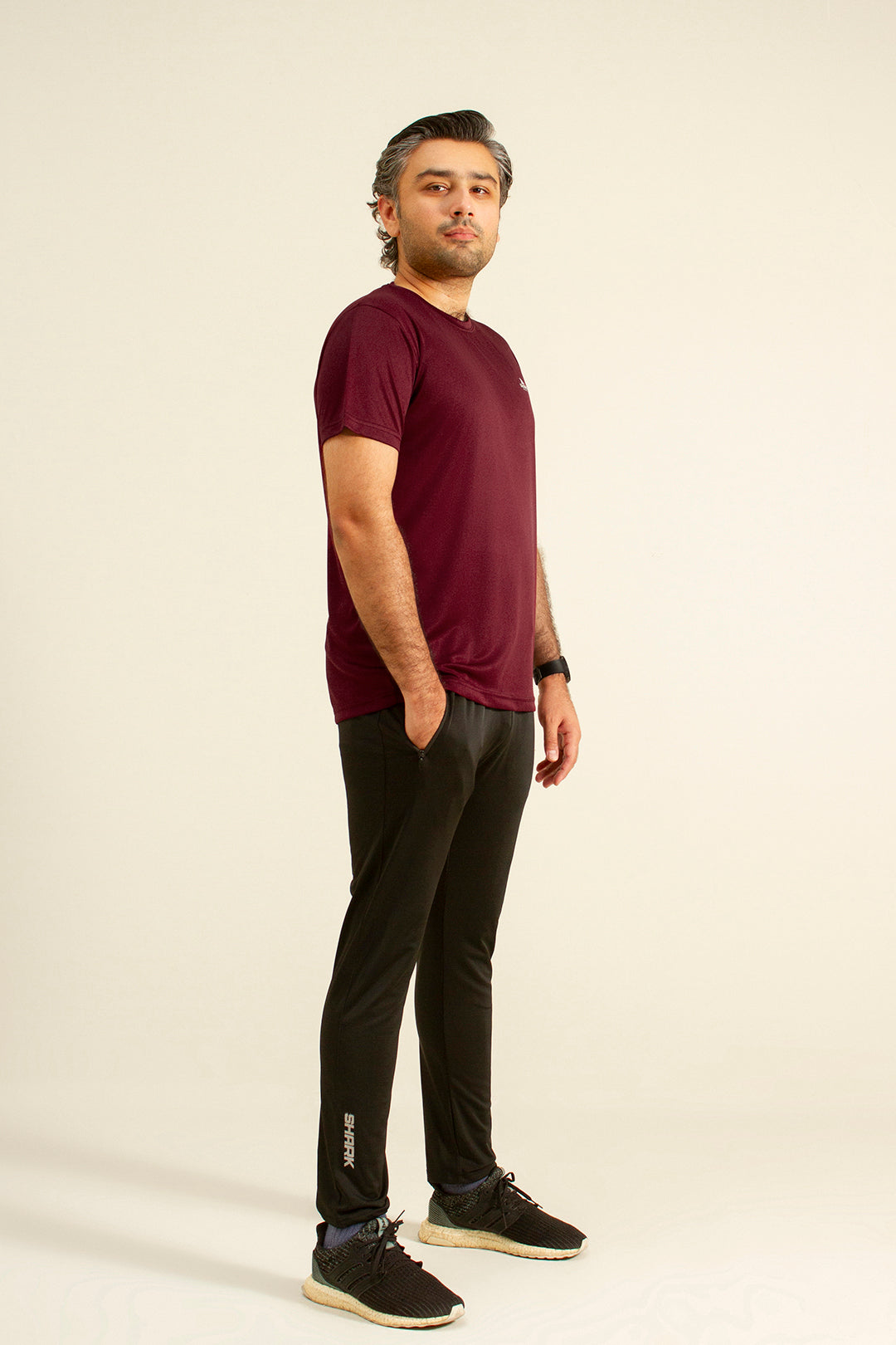 Shark Tee - Maroon